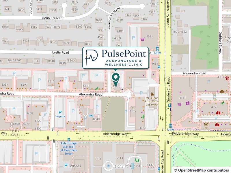 Map — PulsePoint Acupuncture & Wellness Clinic, 8711 Alexandra Rd, Richmond, BC V6X 1C3